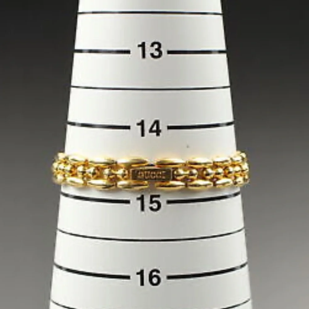 Gucci Italian Luxury 14K Gold Plated Bracelet Watch